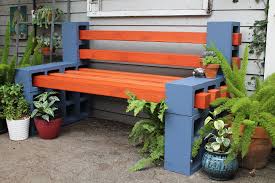 Cinder Block Bench