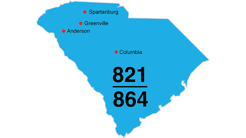 Exploring the 864 Area Code Location: What You Need to Know