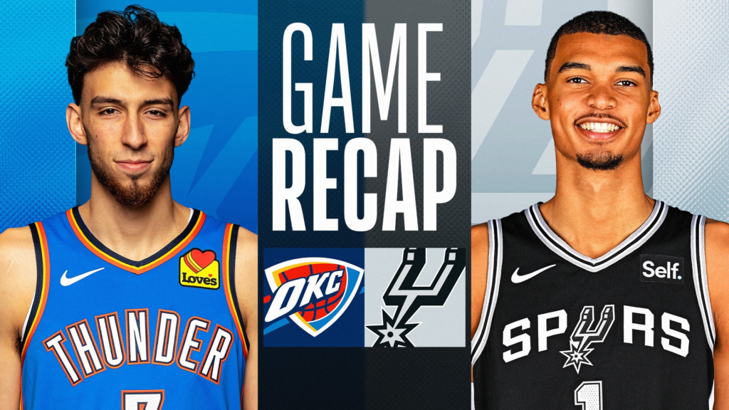 San Antonio Spurs vs Oklahoma City Thunder Match Player Stats: Who Took the Spotlight