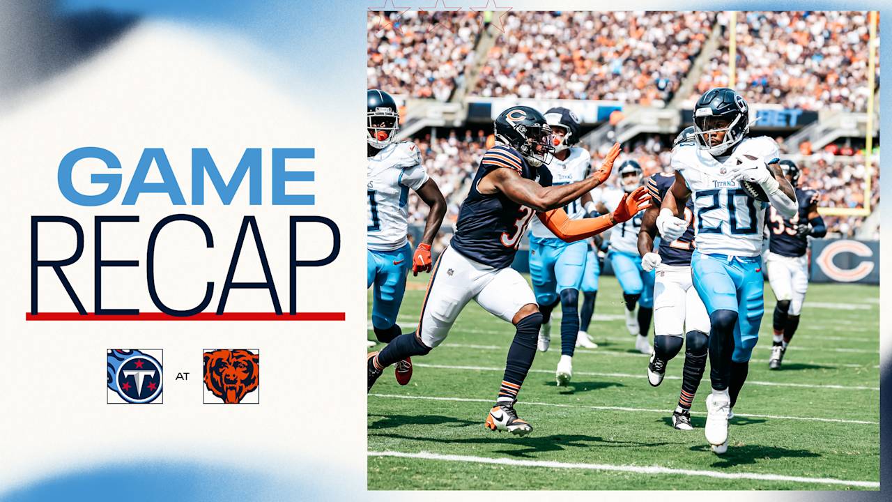 chicago bears vs tennessee titans match player stats​